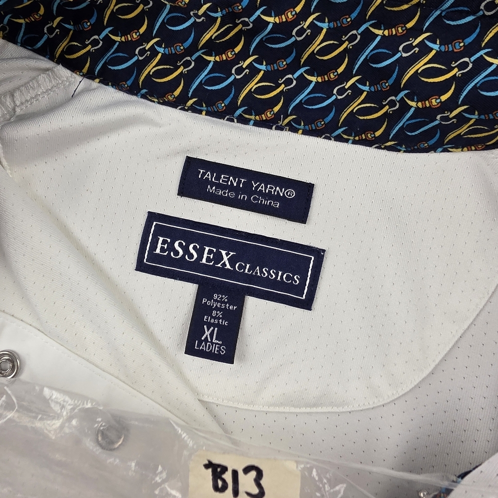 Essex Classics Ladies Talent Yarn Long Sleeve Show Shirt Bridle Equestrian - Picture 6 of 7